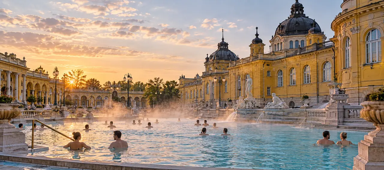 City break en Europe à Budapest dans les bains thermaux