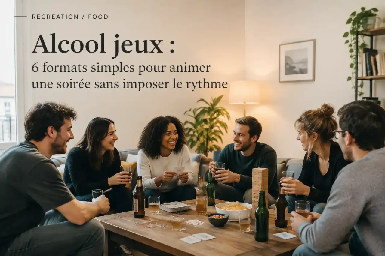 Alcool jeux : 6 formats simples pour animer une soirée sans imposer le rythme