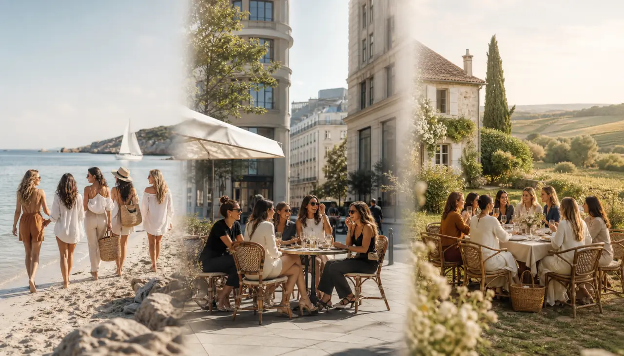 Week-end EVJF : mer, ville ou campagne, quel cadre choisir pour votre groupe ?