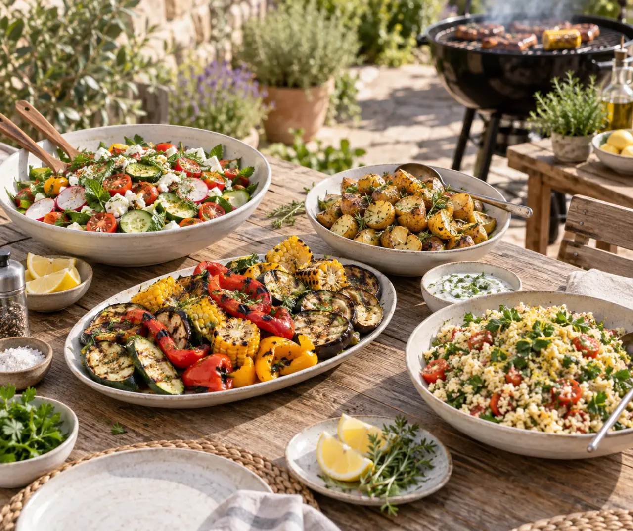 Quel accompagnement pour un barbecue ? Fraîcheur, légumes grillés et féculents faciles