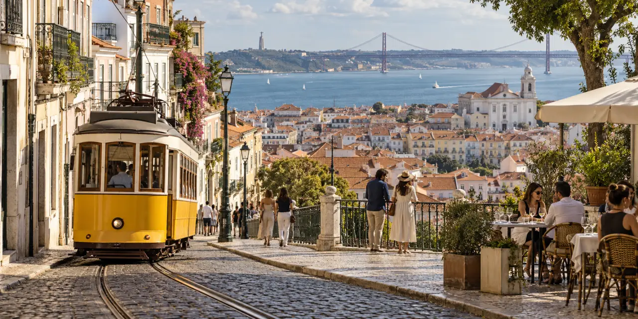 City break en Europe à Lisbonne entre tramway et belvédère