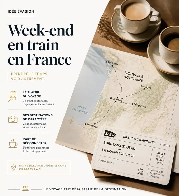 Week-end en amoureux tout compris pas cher : planification et organisation