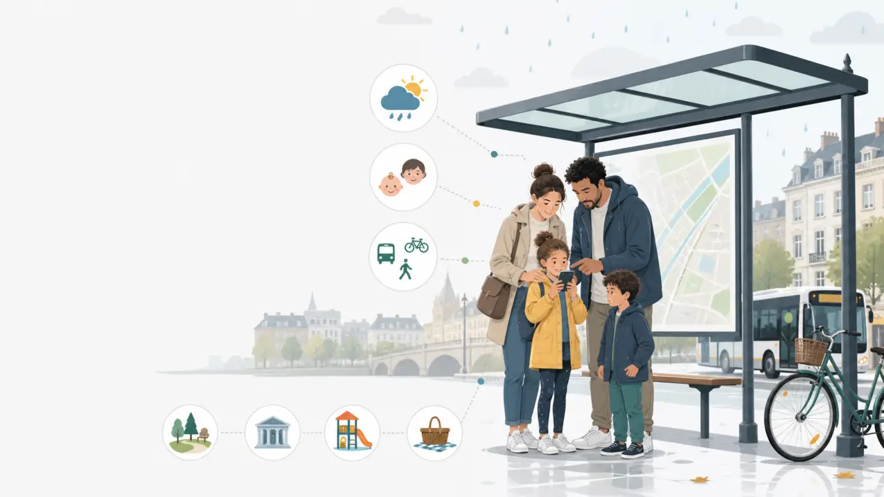 Sortie en famille gratuite autour de moi : choisir en 15 minutes selon la pluie, l’âge et le transport
